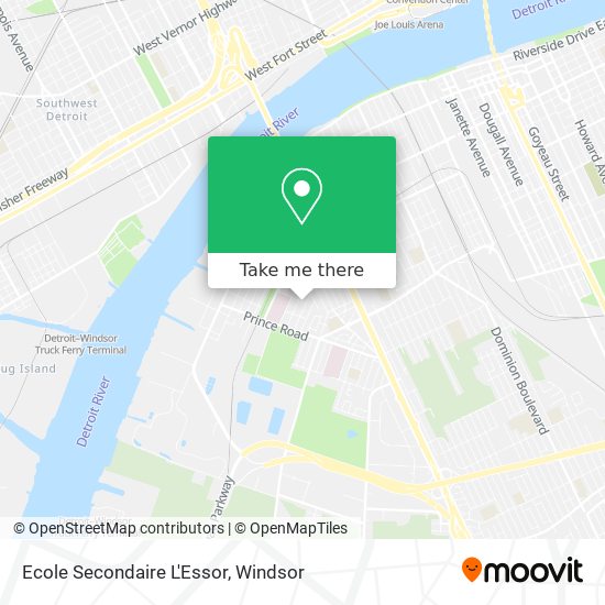 Ecole Secondaire L'Essor plan