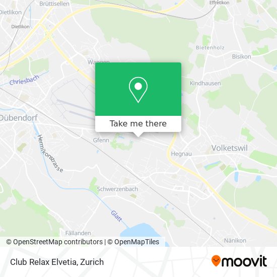 How To Get To Club Relax Elvetia In Volketswil By Train Bus Or Light Rail Moovit