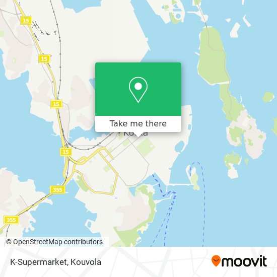 K-Supermarket map
