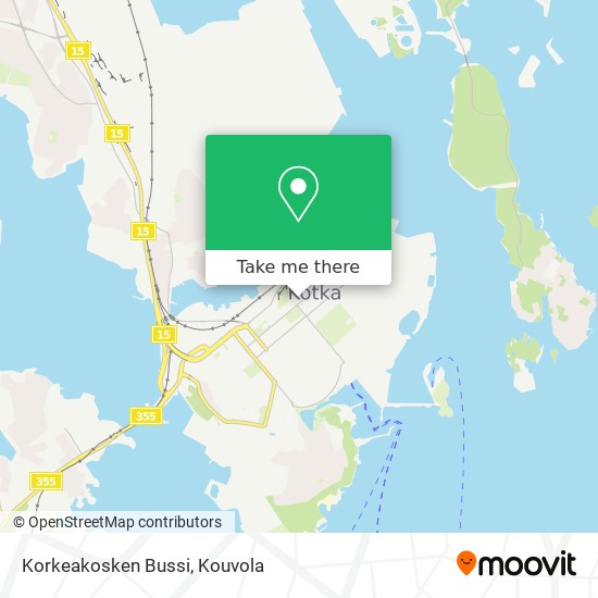 Korkeakosken Bussi map