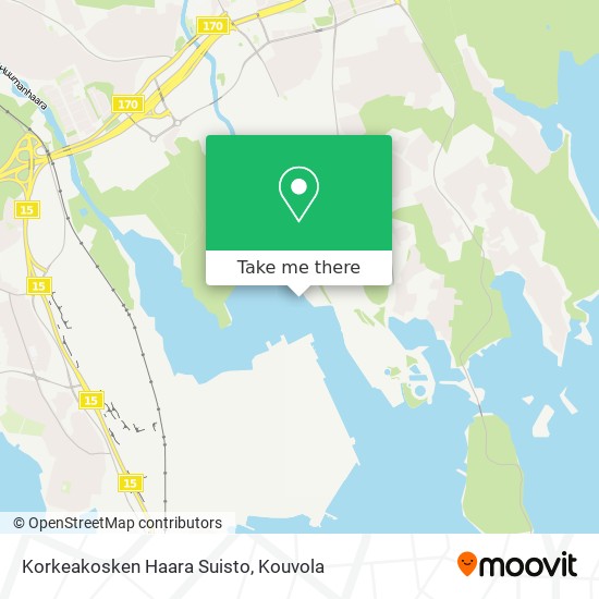 Korkeakosken Haara Suisto map