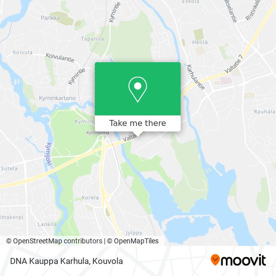 DNA Kauppa Karhula map