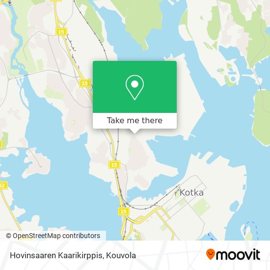 Hovinsaaren Kaarikirppis map