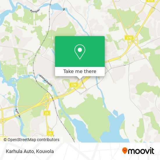 Karhula Auto map