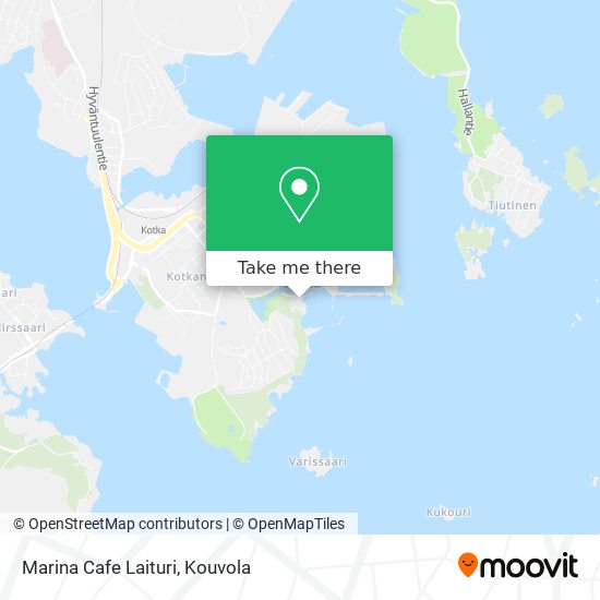 Marina Cafe Laituri map