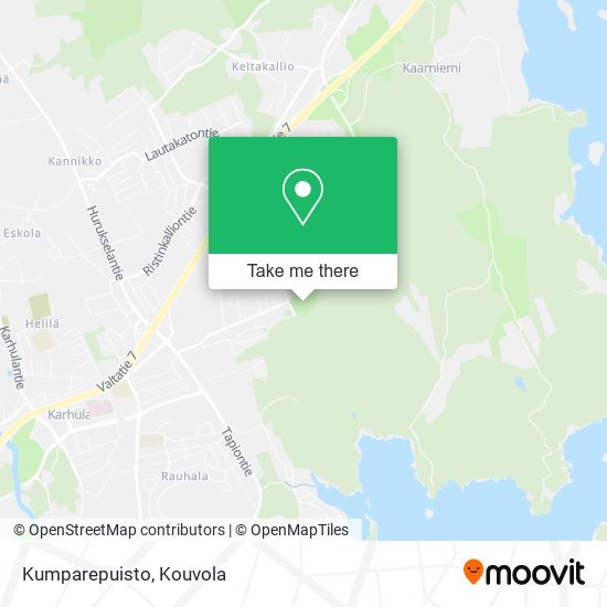 How to get to Kumparepuisto in Kotka by Bus?