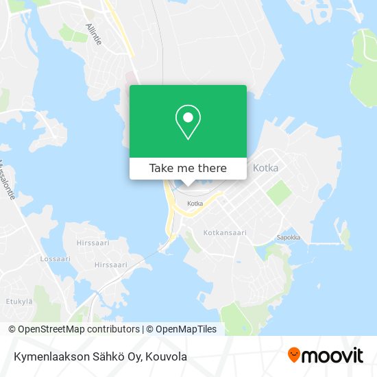 Kymenlaakson Sähkö Oy map