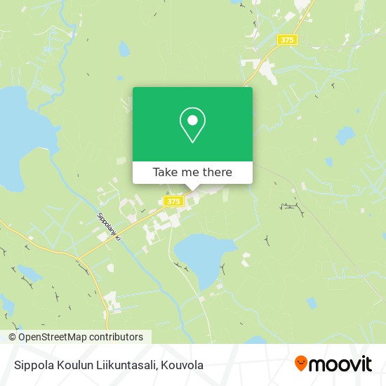 Sippola Koulun Liikuntasali map