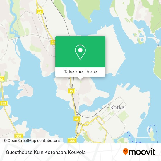 Guesthouse Kuin Kotonaan map