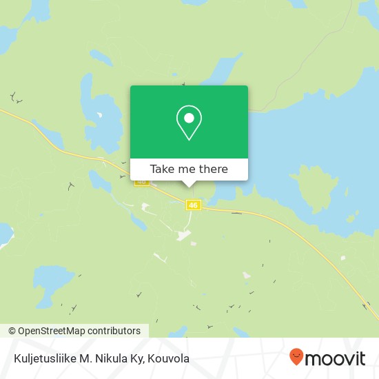 Kuljetusliike M. Nikula Ky map