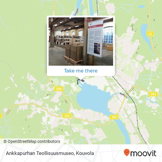 Ankkapurhan Teollisuusmuseo map