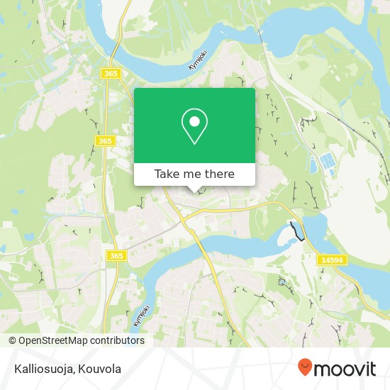 Kalliosuoja map