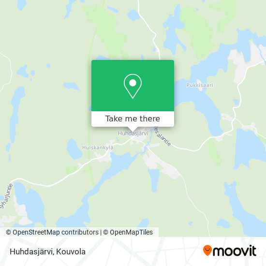 Huhdasjärvi map