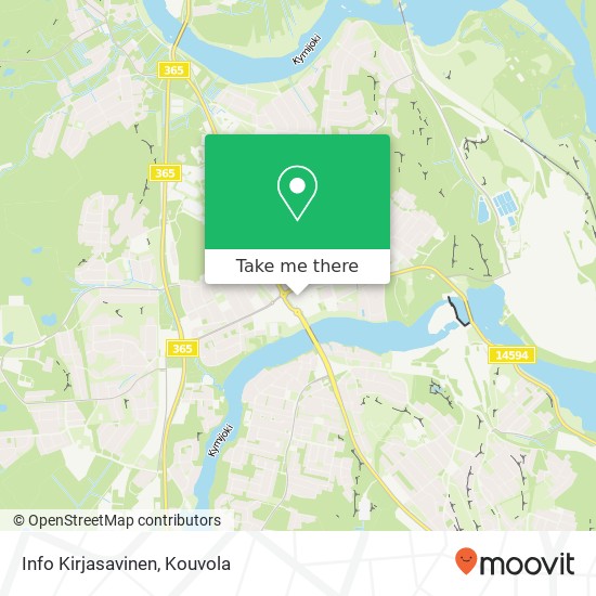 Info Kirjasavinen map
