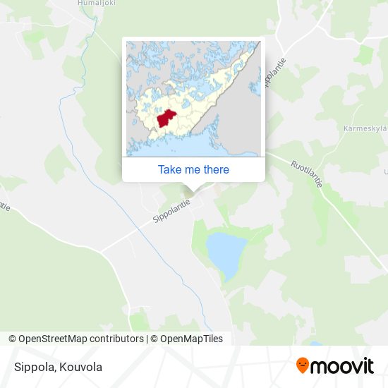 Sippola map
