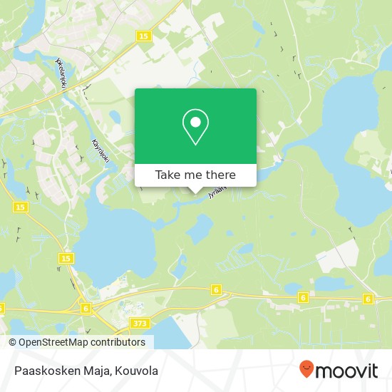 Paaskosken Maja map