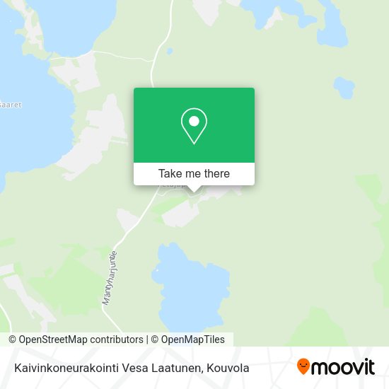 Kaivinkoneurakointi Vesa Laatunen map