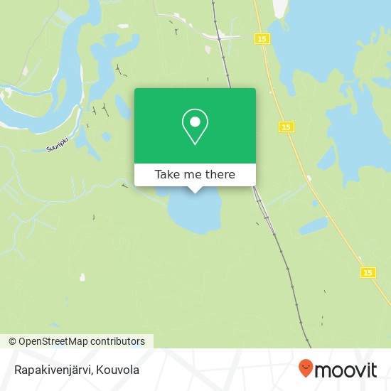 Rapakivenjärvi map