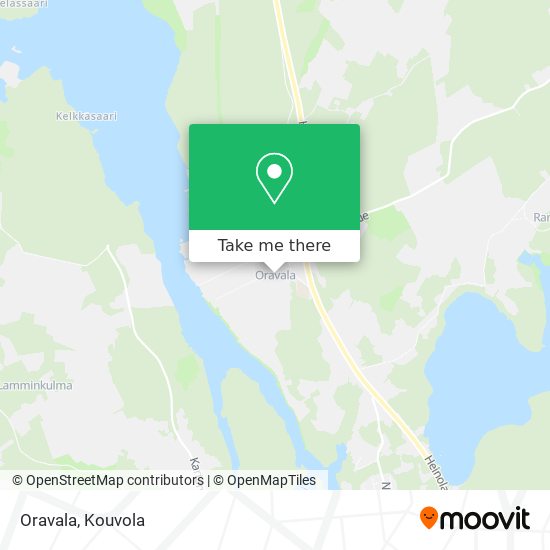 Oravala map
