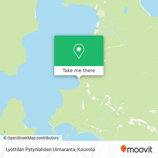 Lyöttilän Pytynlahden Uimaranta map