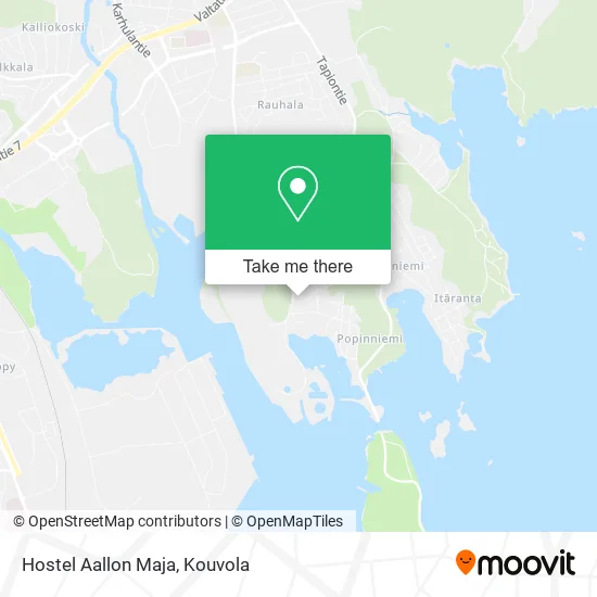 Hostel Aallon Maja map