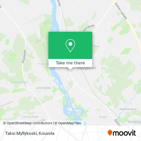 Taksi Myllykoski map