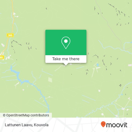 Lattunen Laavu map