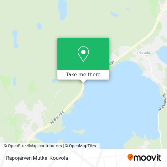 Rapojärven Mutka map