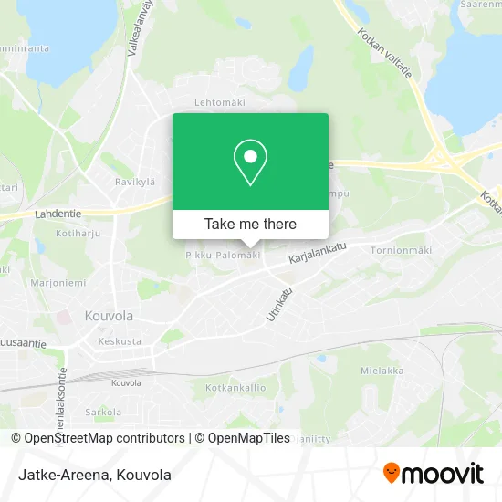 Jatke-Areena map