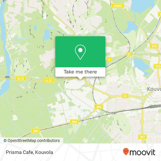 Prisma Cafe map