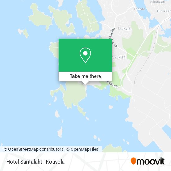 Hotel Santalahti map