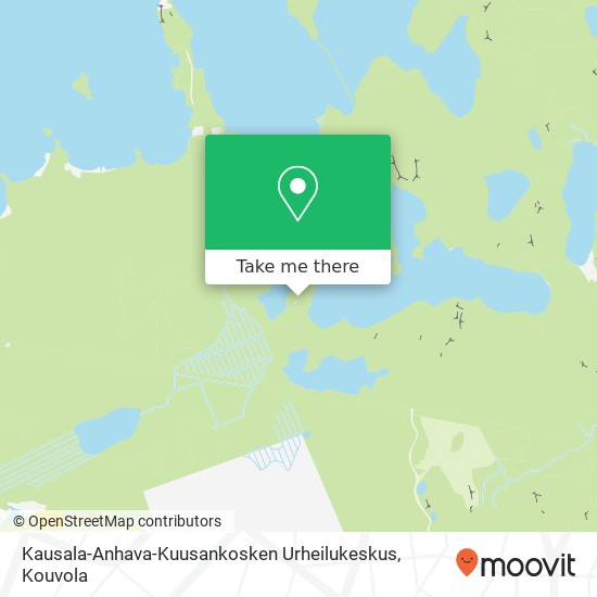 Kausala-Anhava-Kuusankosken Urheilukeskus map