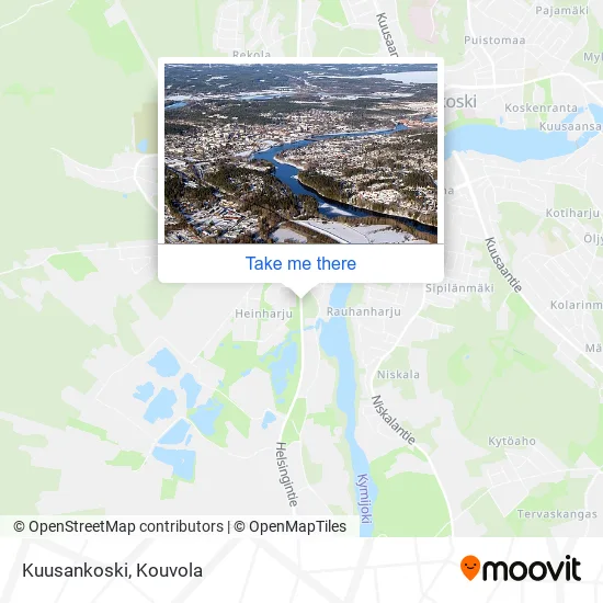 Kuusankoski map