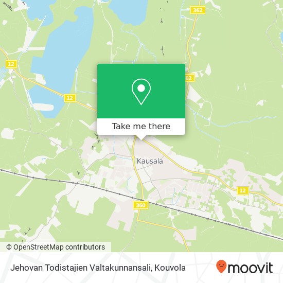 Jehovan Todistajien Valtakunnansali map