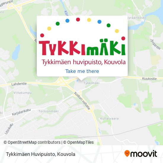 Tykkimäen Huvipuisto map