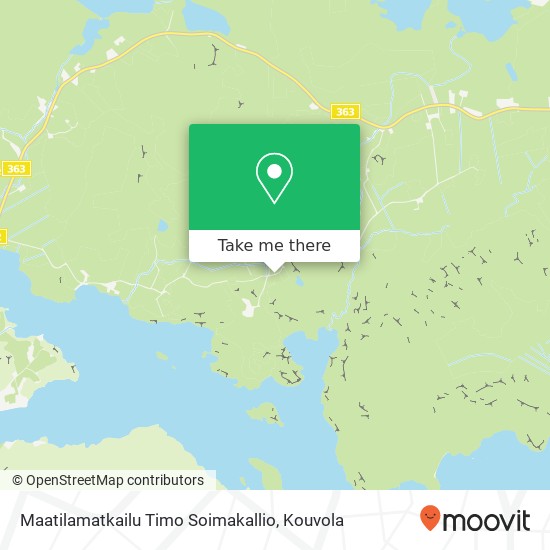 Maatilamatkailu Timo Soimakallio map