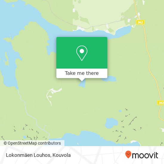 Lokonmäen Louhos map