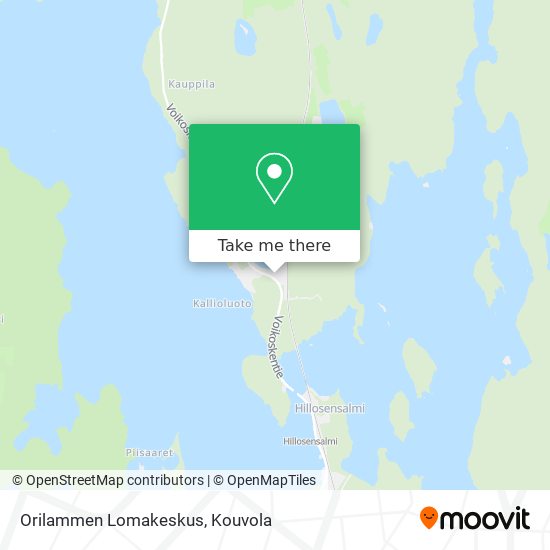 Orilammen Lomakeskus map