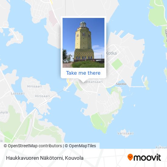 Haukkavuoren Näkötorni map