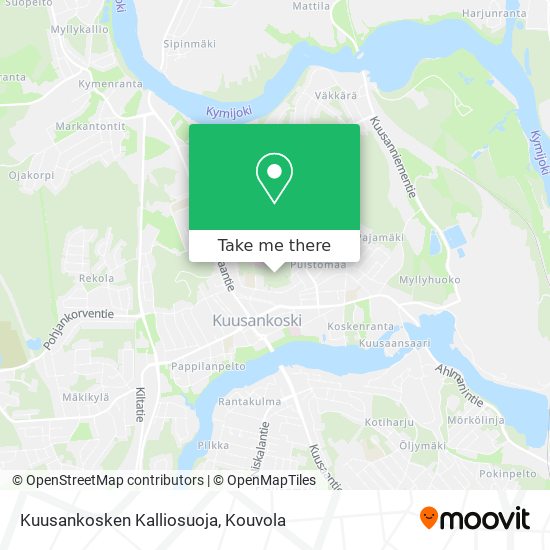 Kuusankosken Kalliosuoja map
