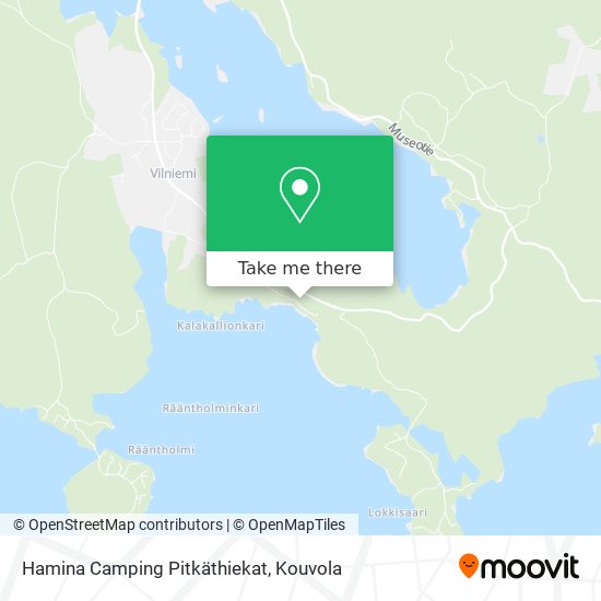Hamina Camping Pitkäthiekat map