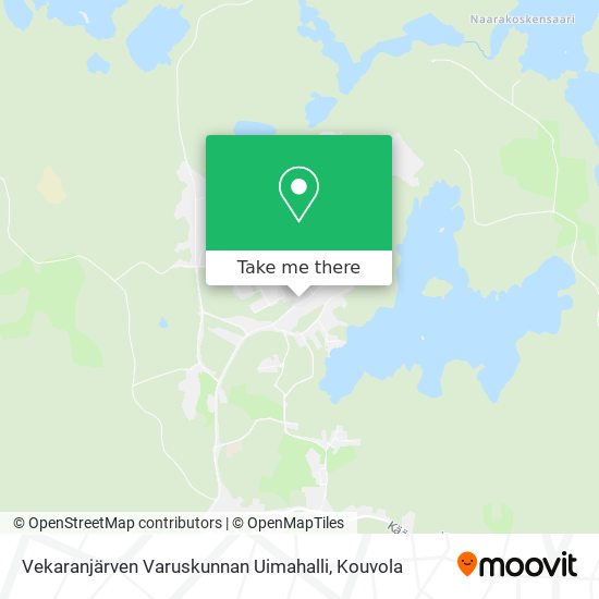 Vekaranjärven Varuskunnan Uimahalli map