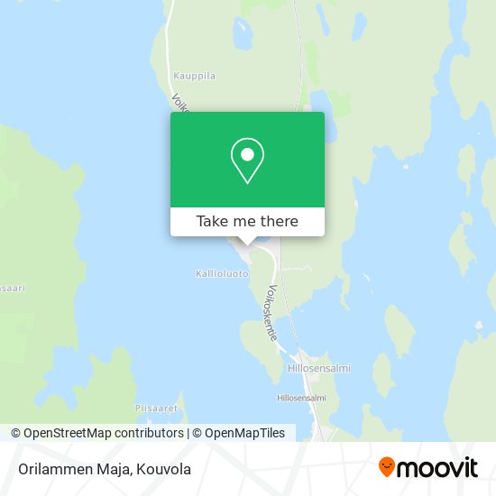 Orilammen Maja map
