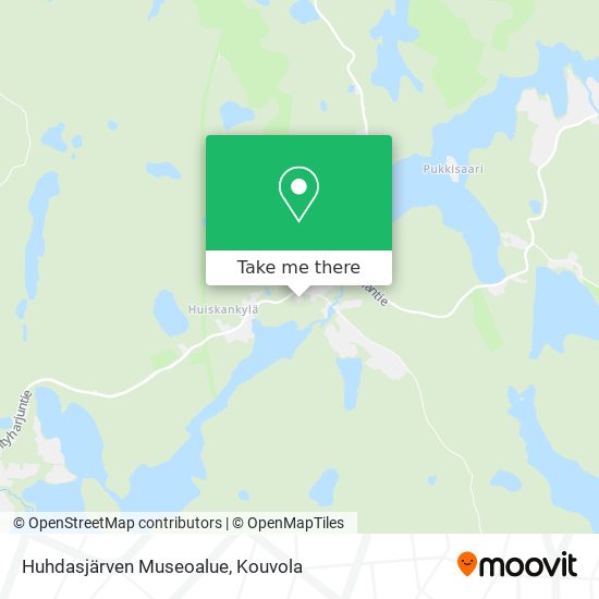 Huhdasjärven Museoalue map