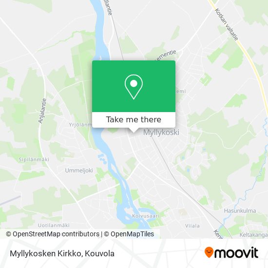 Myllykosken Kirkko map