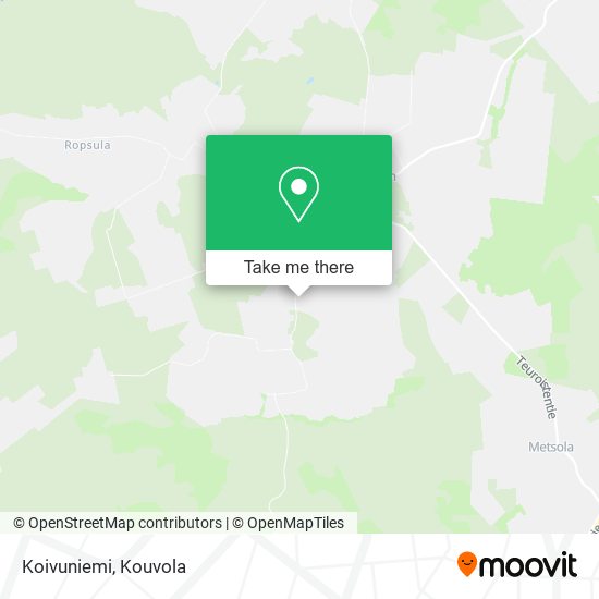 Koivuniemi map