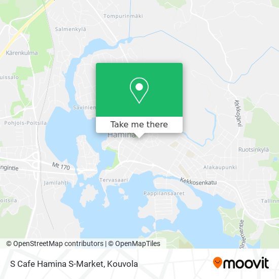 S Cafe Hamina S-Market map