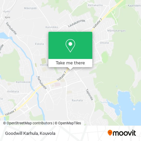 Goodwill Karhula map