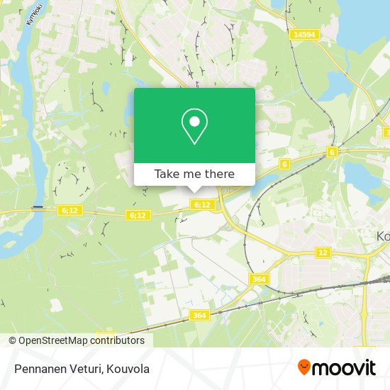 Pennanen Veturi map