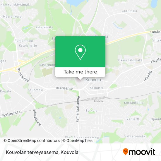 Kouvolan terveysasema map